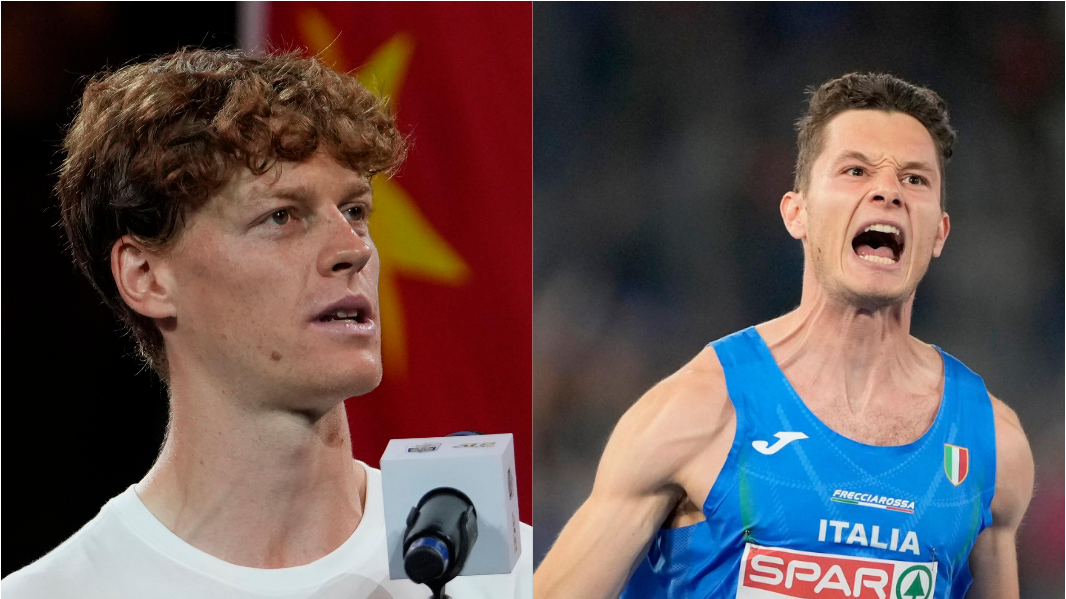 Jannik Sinner e Filippo Tortu 