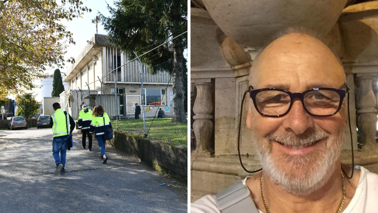II personale dell’Asl mentre si reca nello stabilimento (foto Sernacchioli) e Luca Cavati 69 anni lavorava da 15 anni nella cartiera dove ha perso la vita
