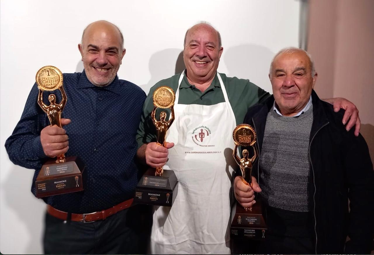 
	Da sinistra: Giovanni Agostino Curreli di Olzai, Salvatore Bussu di Ollolai e Salvatore Demarcus di Pattada

