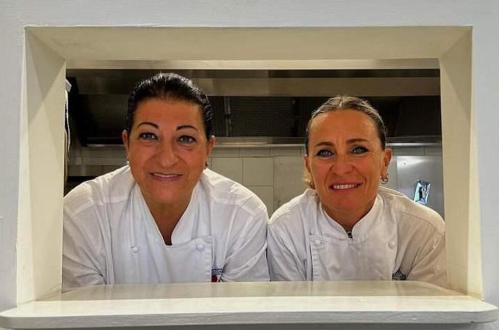 Maria Campagna (a sinistra) ed Elisabetta Becagli