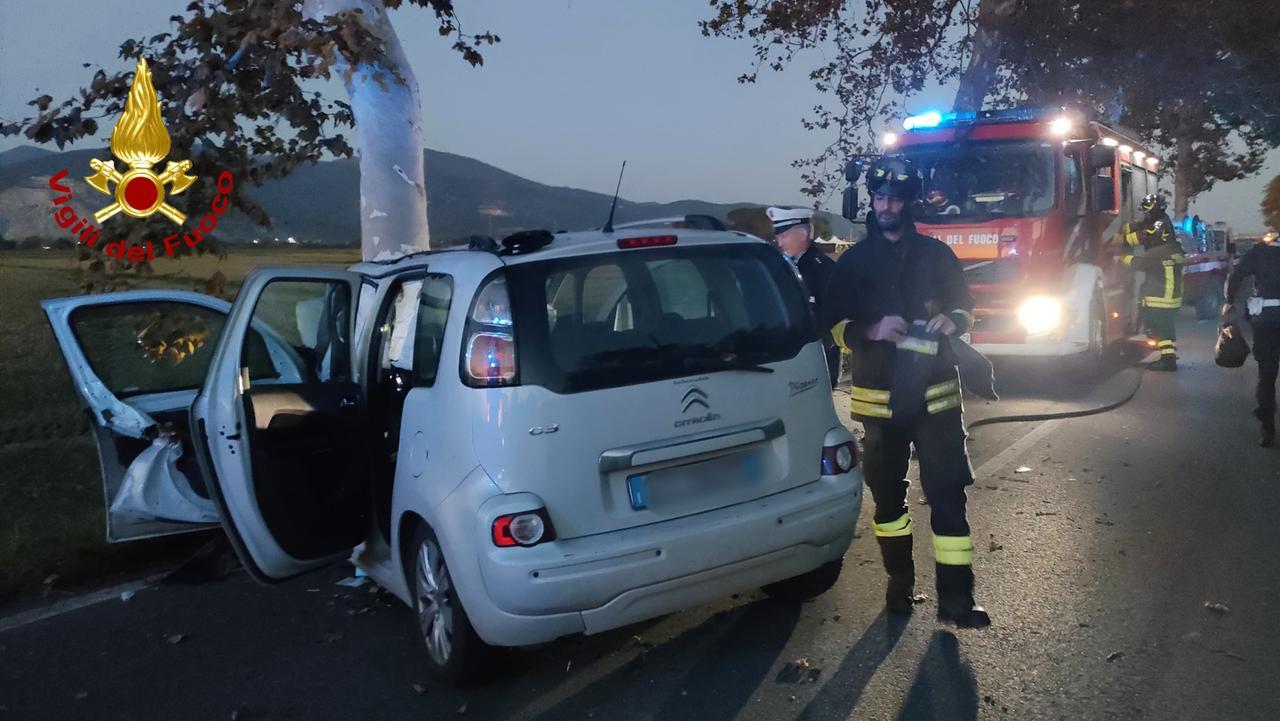 
	La macchina coinvolta nell'incidente

