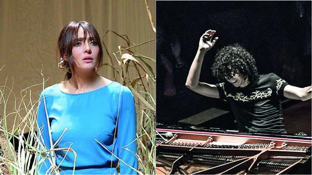 
	Ambra Angiolini e Giovanni Allevi&nbsp;

