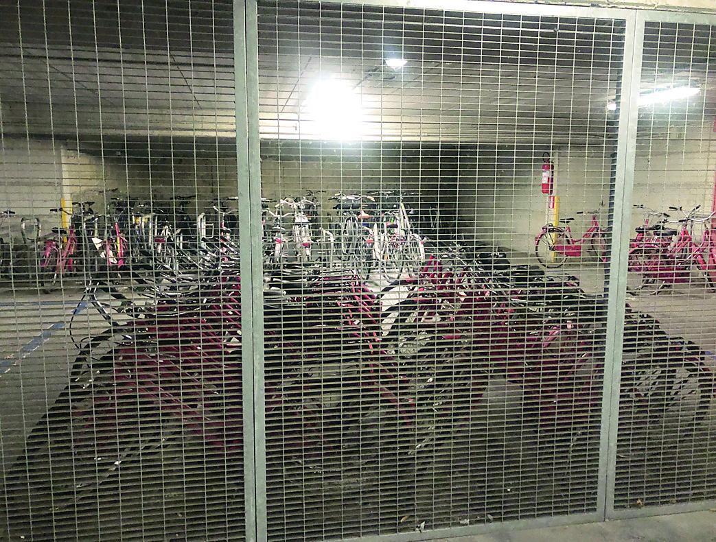 «Un deterrente per i ladri? Chiudere in gabbia le bici»