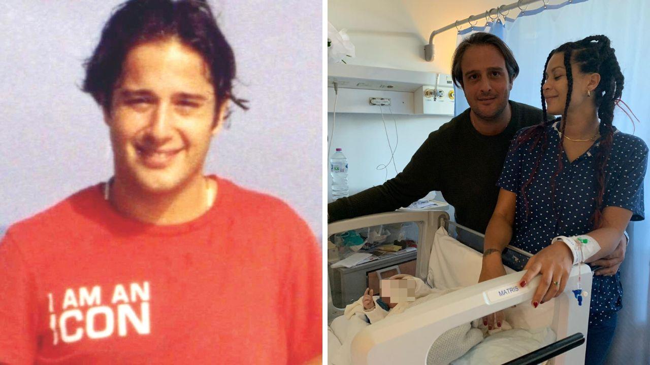 
	A sinistra Matteo Valenti, a destra il piccolo Lucio con mamma e pap&agrave;

