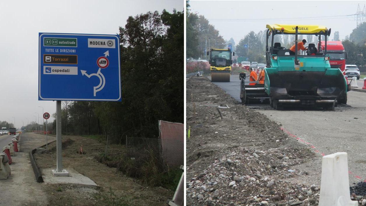 I lavori di asfaltatura