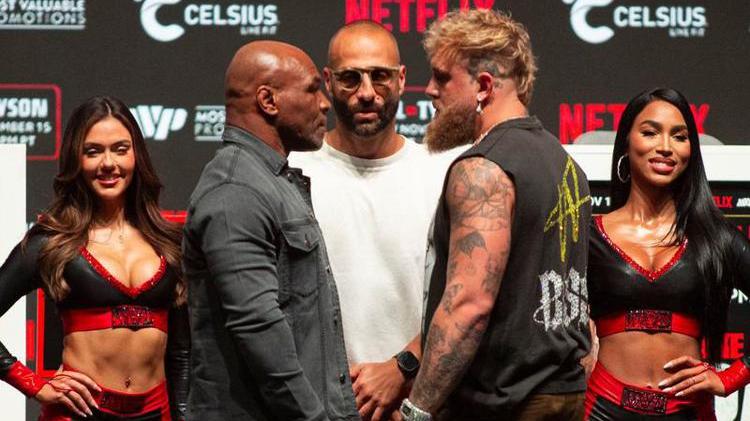 Jake Paul e Mike Tyson