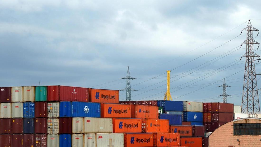 Container al porto