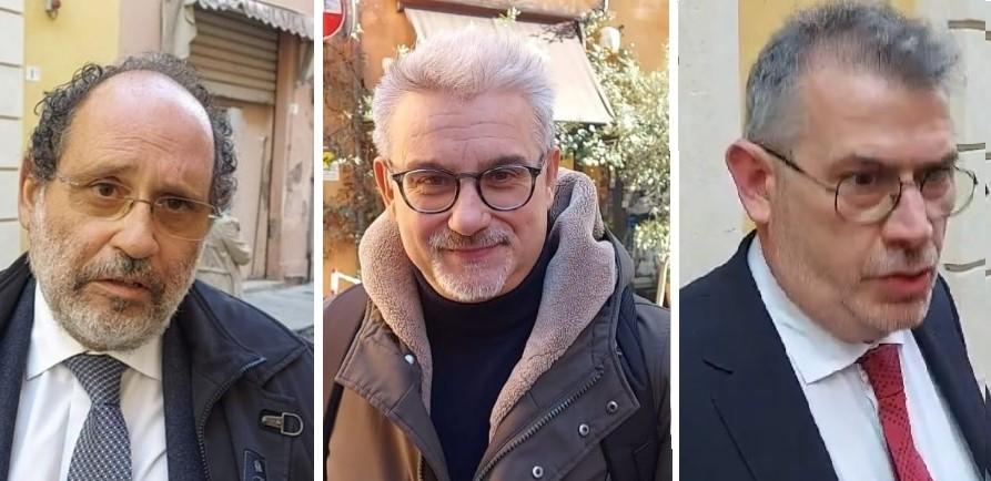 
	Gli avvocati Antonio Ingroia, Cosimo Zaccaria e Roberto Ghini&nbsp;


