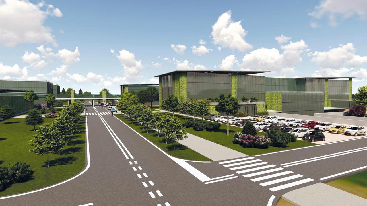 
	Il render del nuovo ospedale di Carpi

