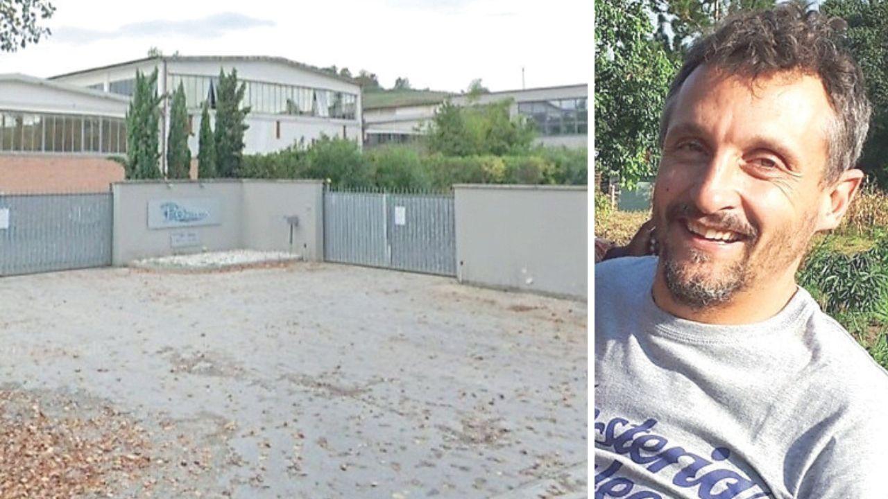 L'azienda in cui è avvenuto il decesso e la vittima, Giacomo Barsottini