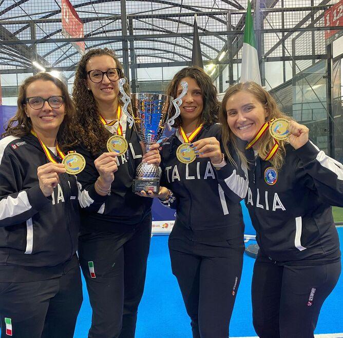 Sara Batresi e l’Italia femminile del padel portano Reggio Emilia sul tetto d’Europa