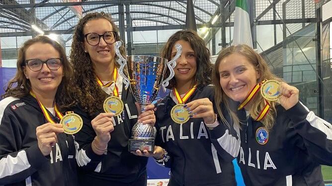 Sara Batresi e l’Italia femminile del padel portano Reggio Emilia sul tetto d’Europa