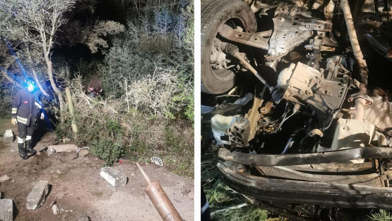 L’auto finisce fuori strada, il conducente portato in ospedale a Olbia
