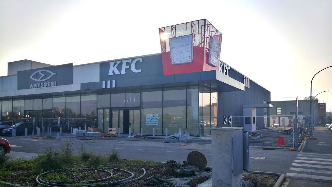 Lavori in corso per il primo Kfc a Modena