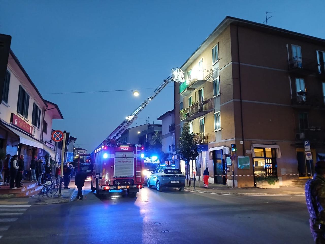 
	L'intervento delle forze dell'ordine in via Ferrucci


