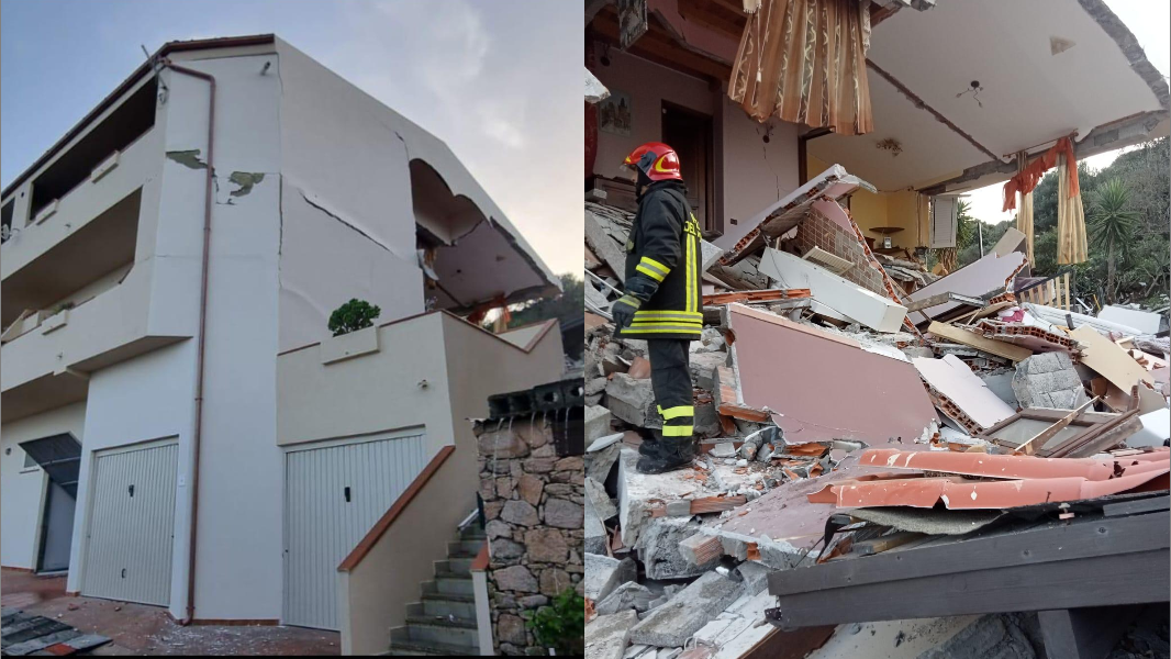 Bombola del gas esplode e distrugge una palazzina, due persone ferite