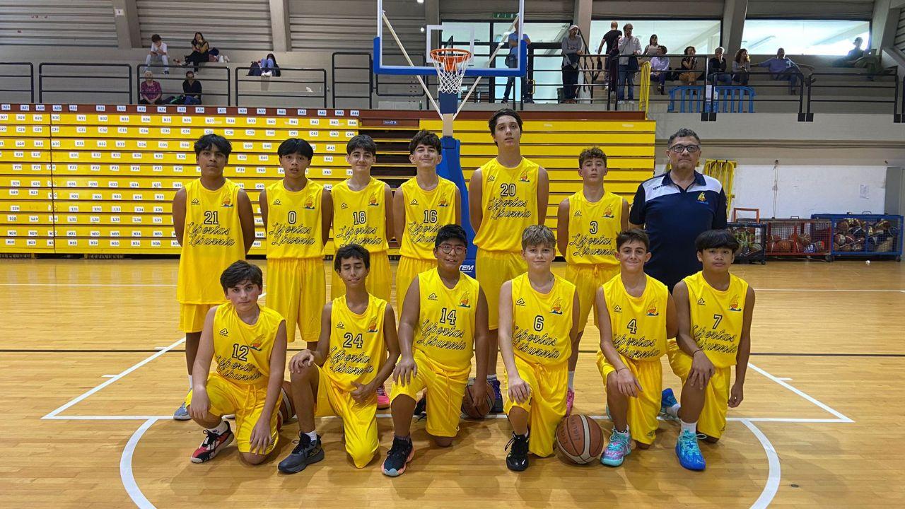 La squadra under 14 allenata da Referendario