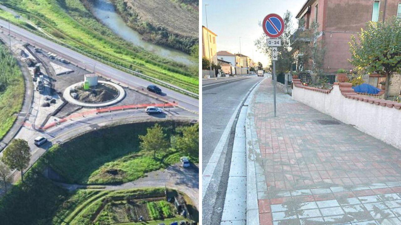 I lavori nella zona de Il Romito (Foto Frassi)