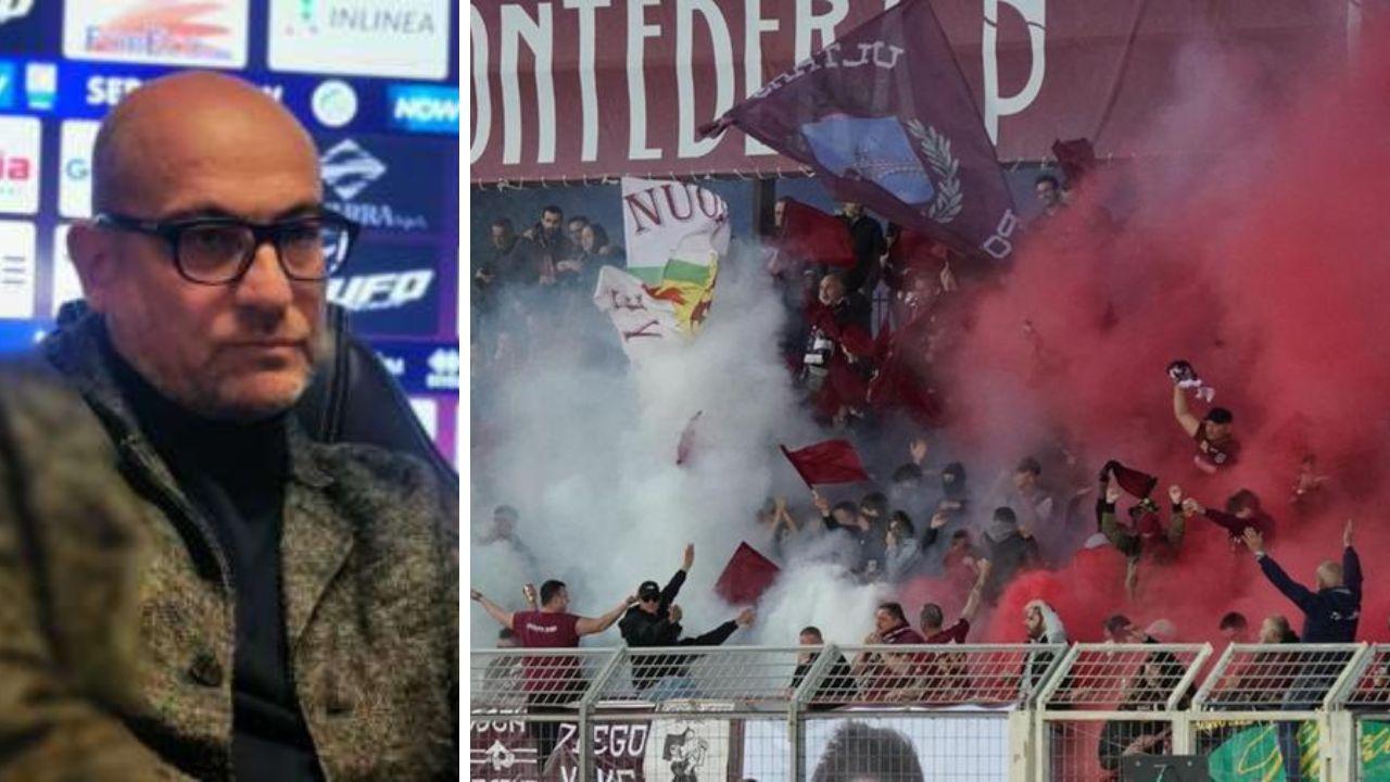 Il presidente Millozzi e la Gradinata Nord Diego Savelli 