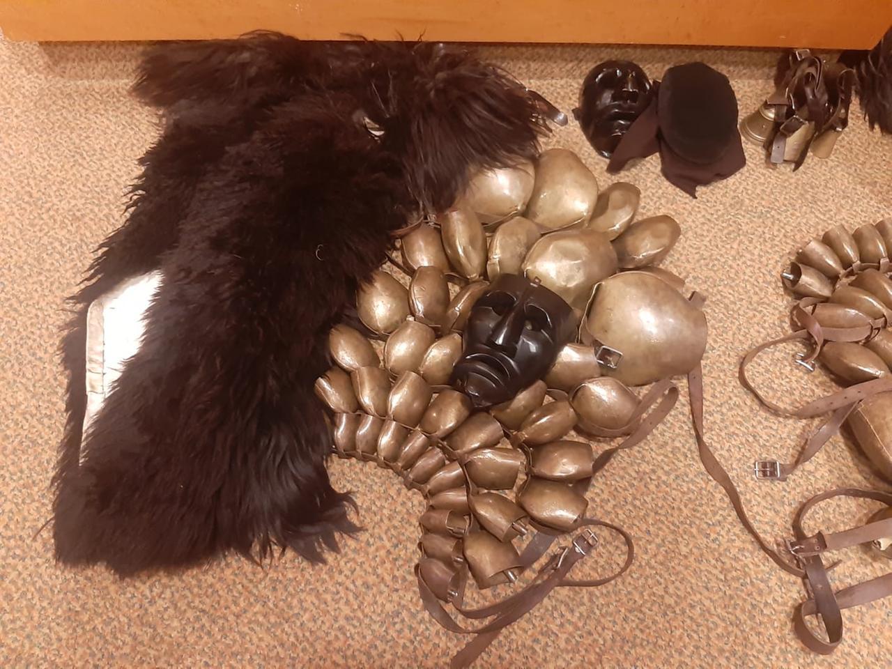 I Mamuthones e Issohadores con i Boes e Merdules agli stati generali dell’Unpli a Roma