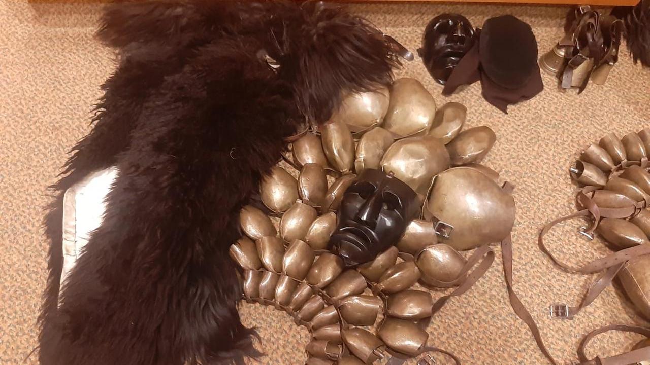 I Mamuthones e Issohadores con i Boes e Merdules agli stati generali dell’Unpli a Roma