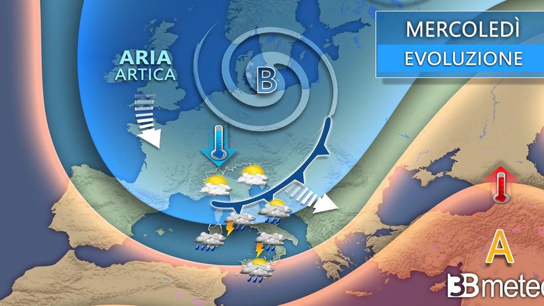 Torna il maltempo, nell’isola dal 19 novembre pioggia e calo delle temperature