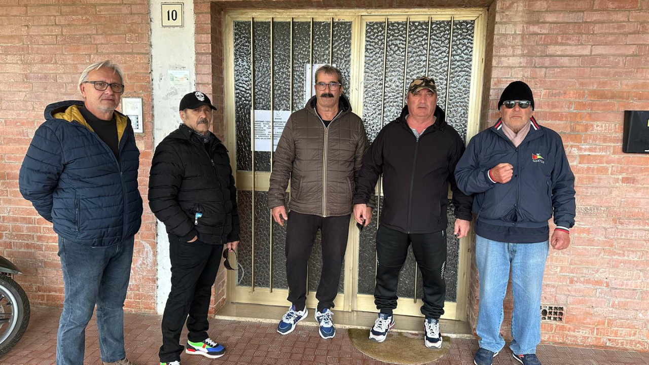 Alberto Silvestri, Giuseppe Bernardoni, Riccardo Benedetti, Andrea Onorati e Armando Balleri