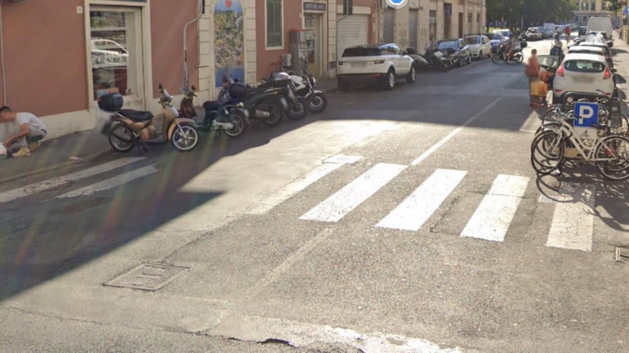 
	Una veduta di via Poggiali dove &egrave; avvenuto l&rsquo;incidente stradale (foto d&rsquo;archivio)

