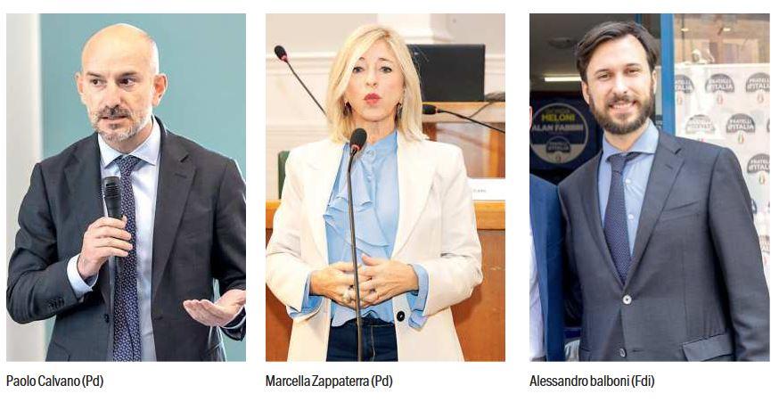 Regione, in Consiglio Calvano-Zappaterra (Pd) e Balboni (FdI): gli scenari