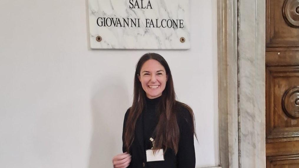 Valentina a Camurri a Bologna per il giuramento