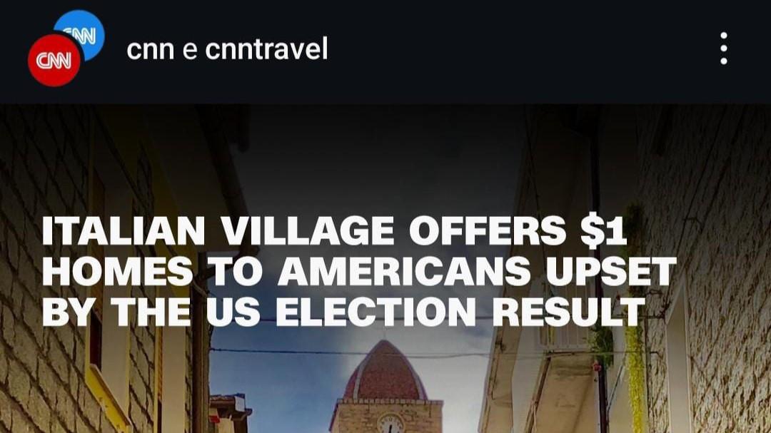 Ollolai agli americani in fuga da Donald Trump: «Venite a vivere qui»