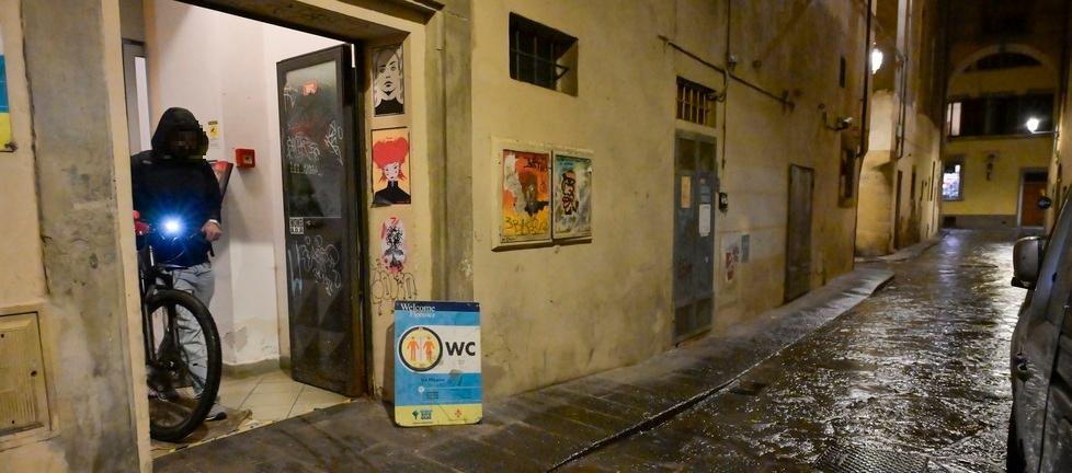 Uno dei bagni pubblici