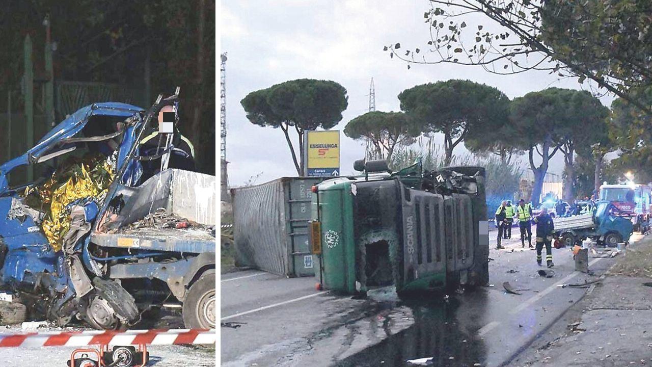 Le immagini dello scontro (foto Cuffaro)