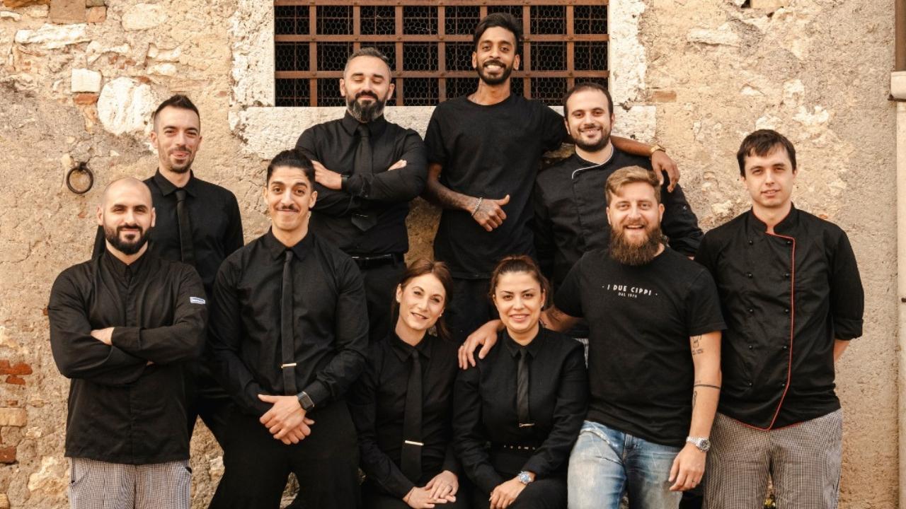 Lo staff del ristorante I due Cippi