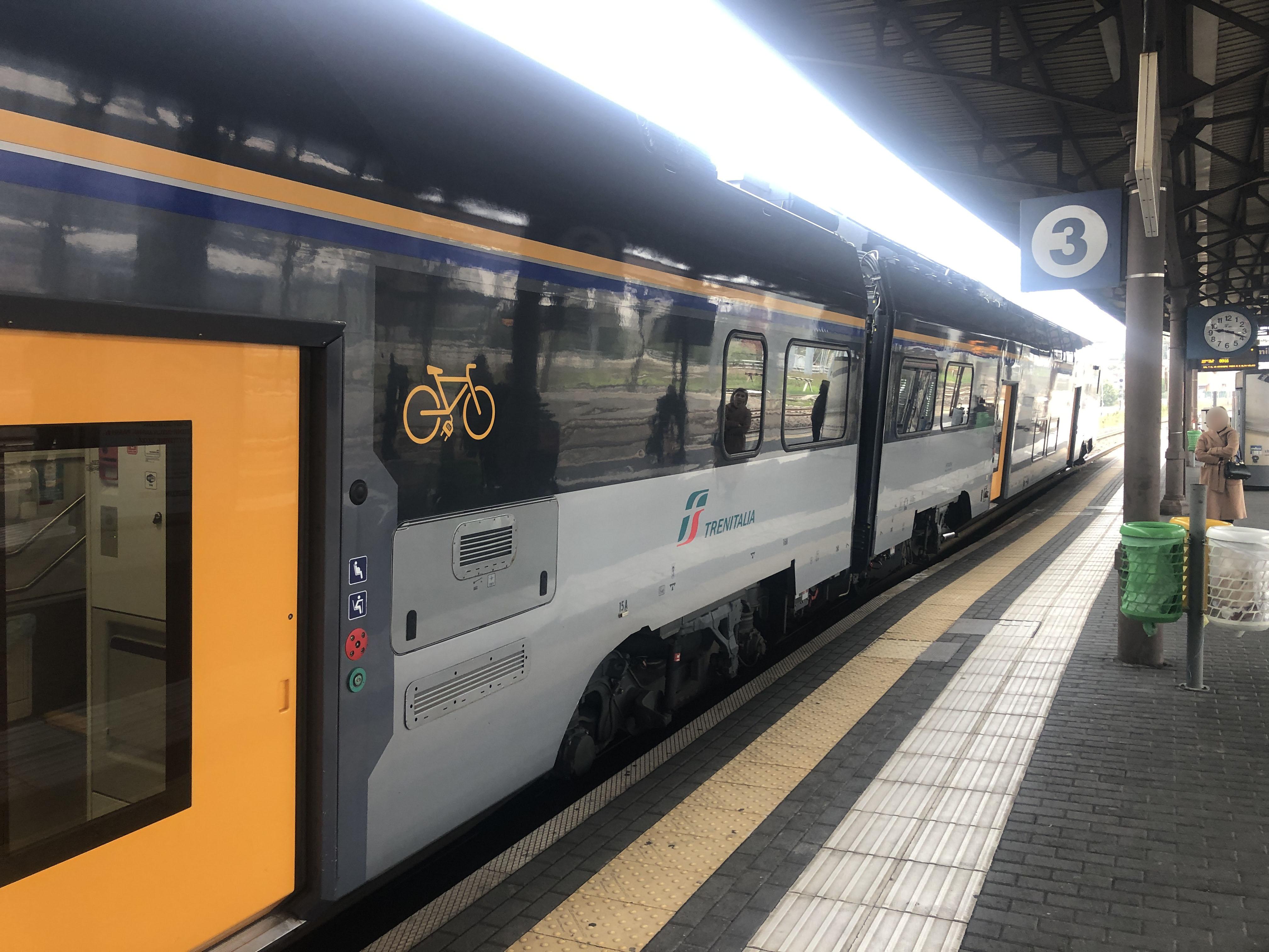 Un convoglio di Trenitalia