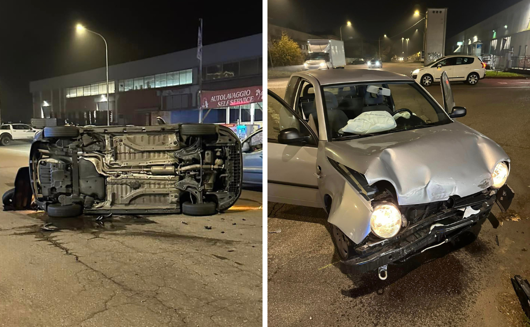 
	Le auto coinvolte nell'incidente di luned&igrave; 18 novembre

