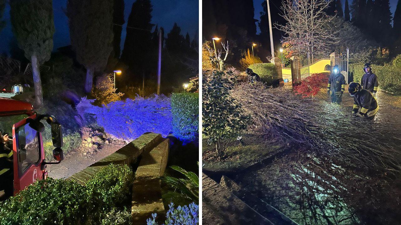 L'intervento dei vigili del fuoco (Foto: Comune Montopoli in Val d'Arno)