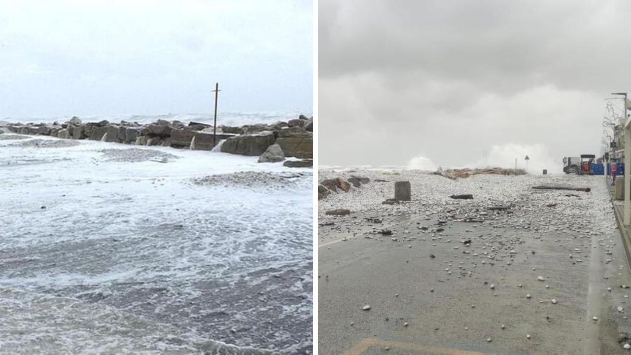 
	La mareggiata a Marina di Pisa (Foto di Fabio Muzzi)

