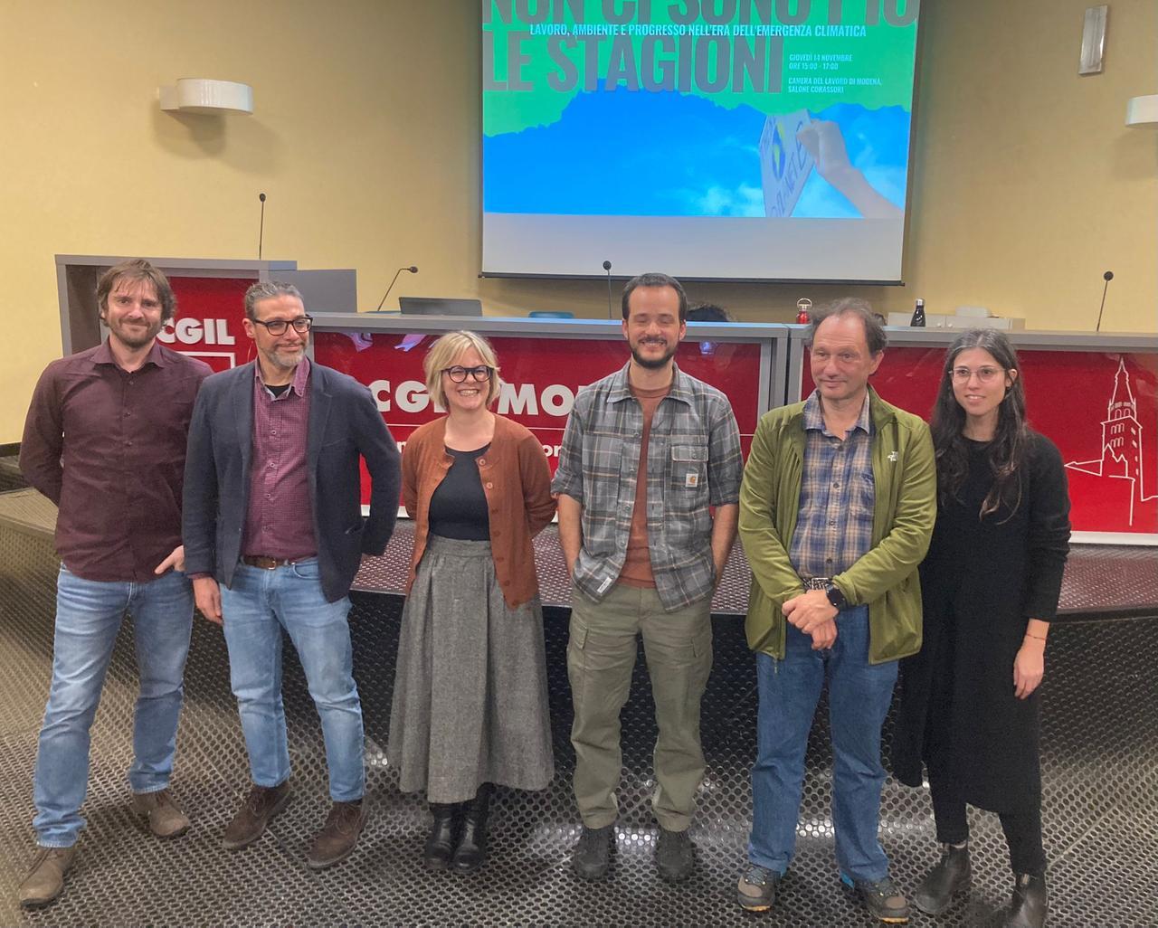 
	Luca&nbsp;Lombroso tra gli ospiti dell'evento della Cgil Modena

