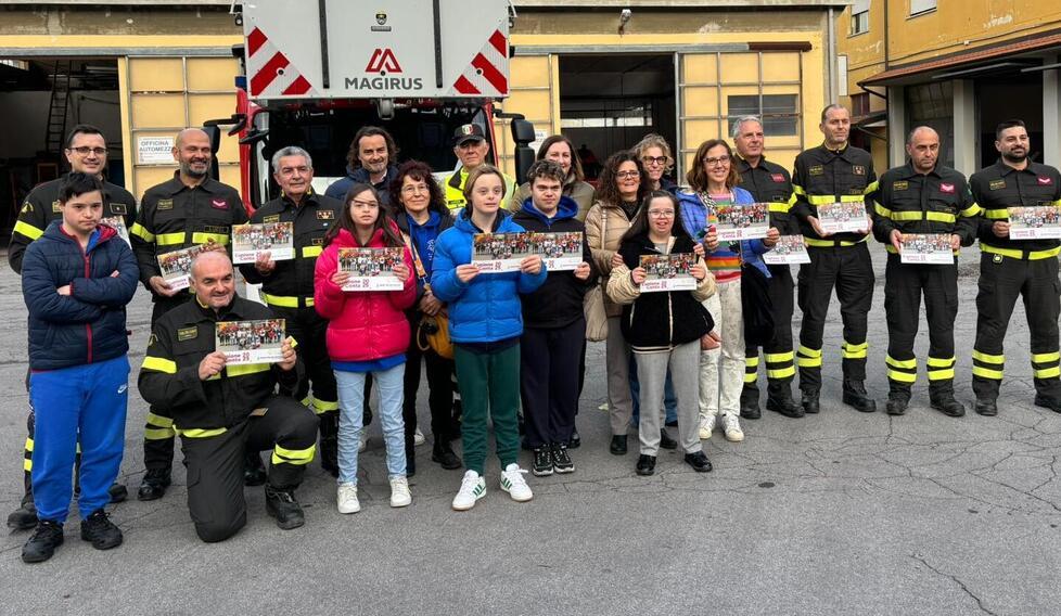 Lucca, bimbi diventano vigili del fuoco per un giorno<br>
