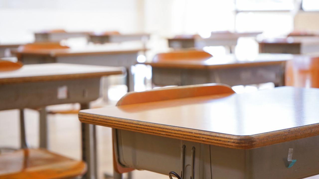 Un'aula di una scuola