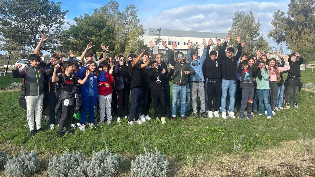 Oleandri, ginestra e corbezzoli per la Festa degli alberi a Oristano