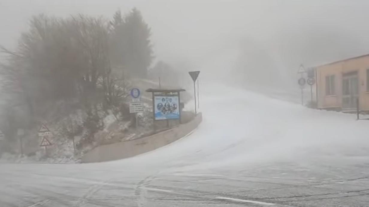 La neve al Passo delle Radici