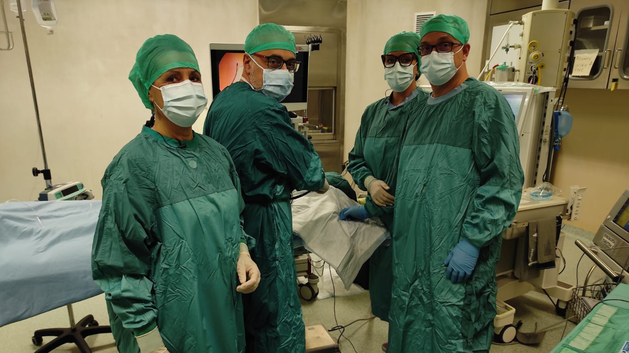 L’équipe guidata dal primario Raffaele Manta