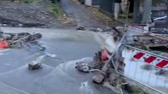 La Bardena all'intersezione tra via Cantagallo e via Cerreto e Solano