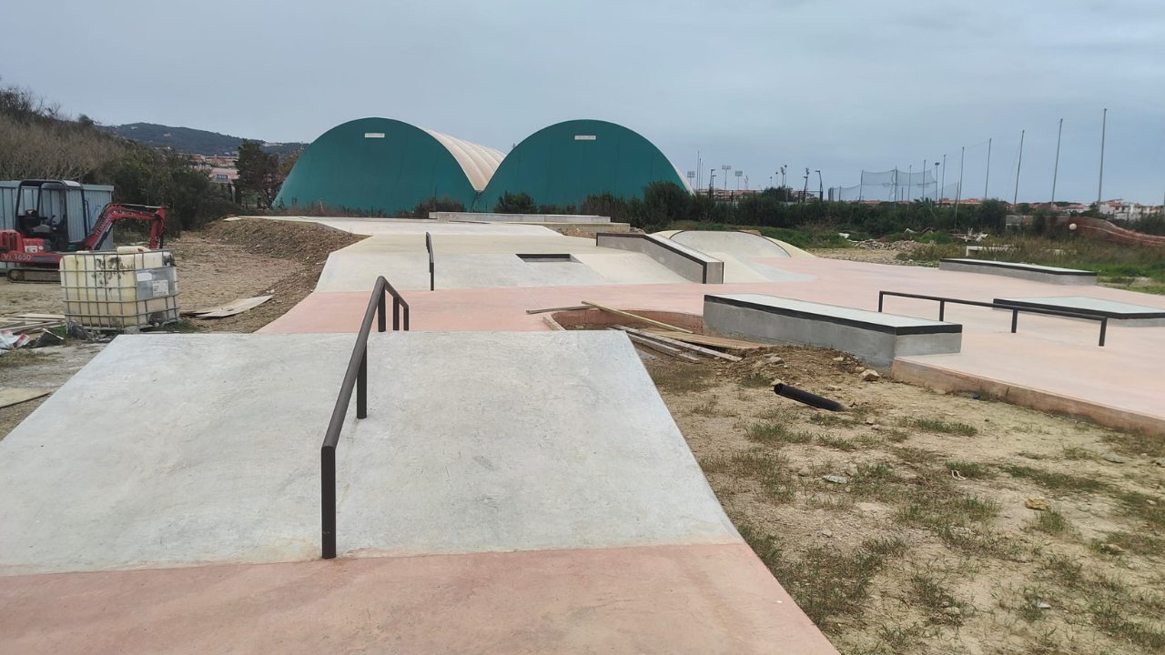 Una panoramica del nuovo Skate Park