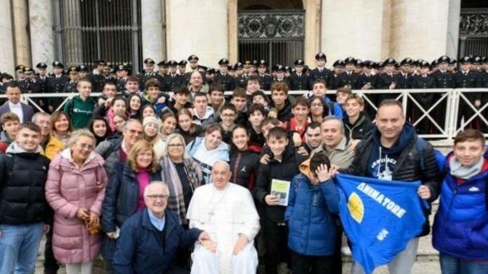I parrocchiani di Calerno e Sant’Ilario incontrano papa Francesco