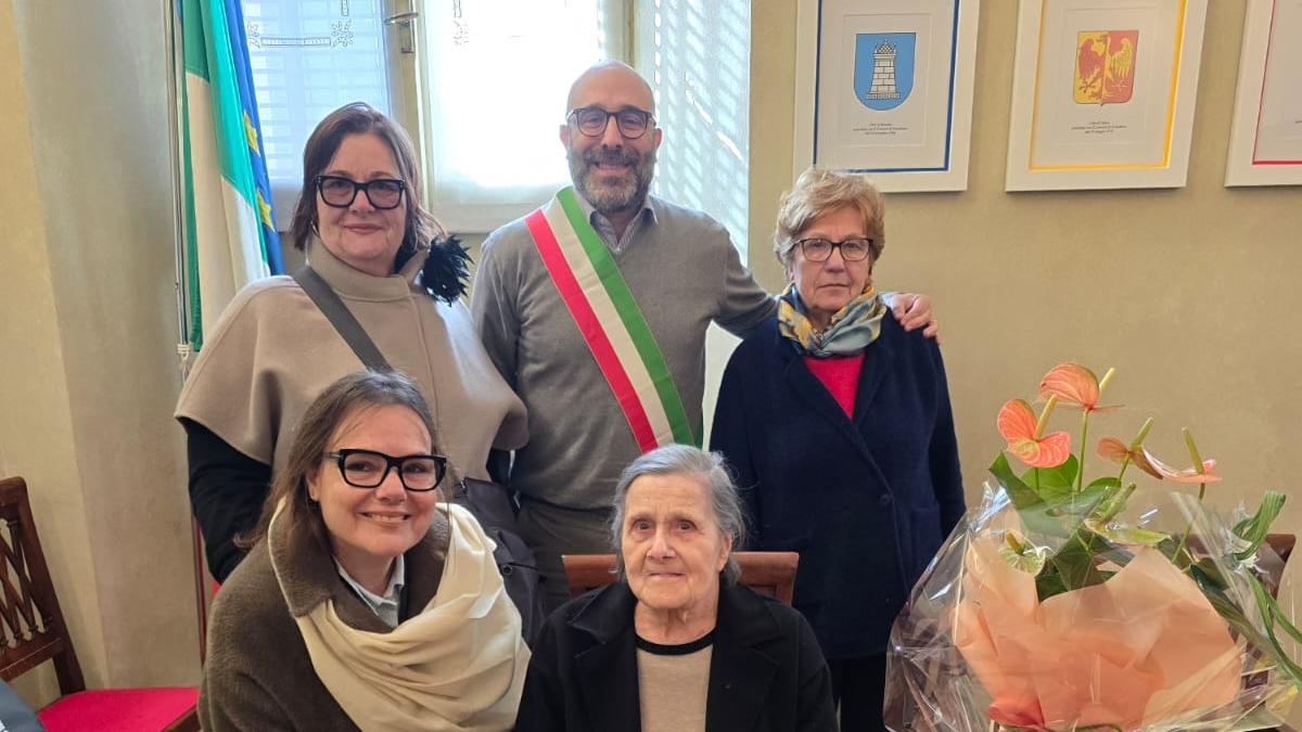 Il Comune di Scandiano festeggia la centenaria Bianca Silvestri