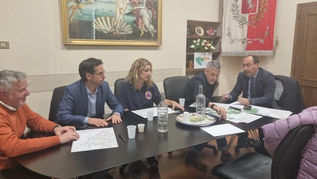 L'incontro del sindaco Calamai coi tecnici di Publiacqua