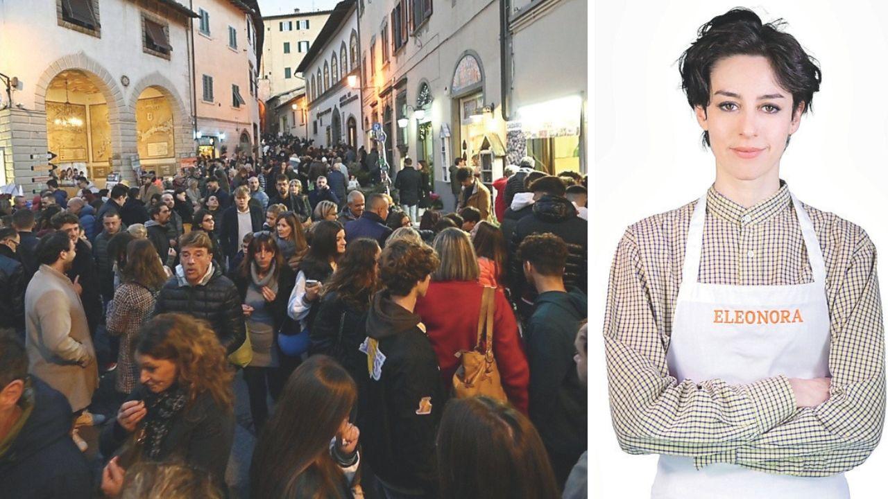 Un momento dell'evento ed Eleonora Riso